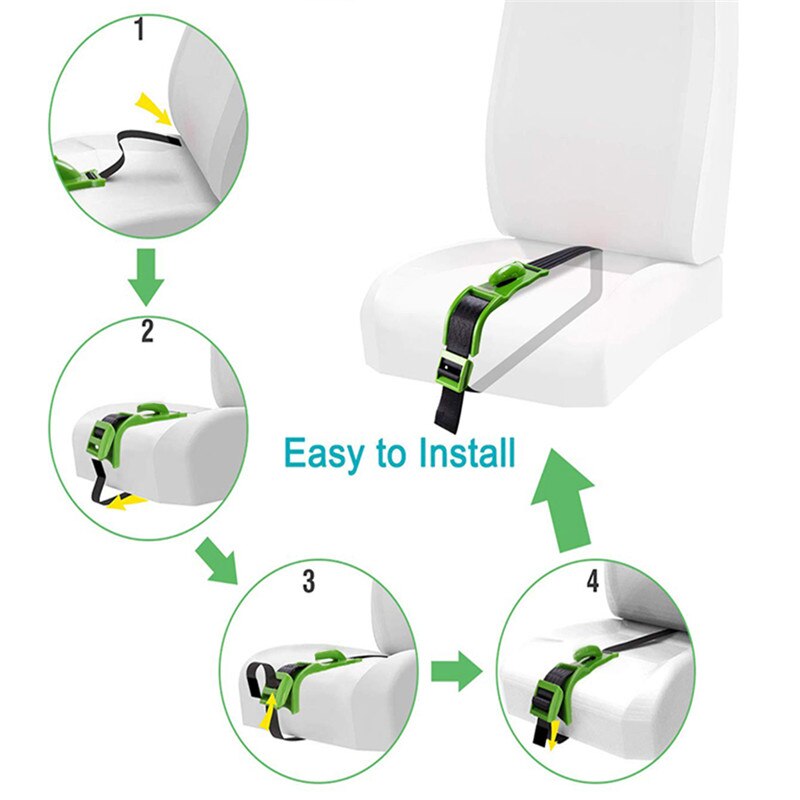 Anypack Pregnant Car Seat Belt Green for Comfort and Safety Maternity Moms Belly Protection-Car Accessories-PEROZ Accessories