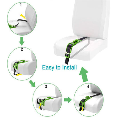 Anypack Pregnant Car Seat Belt Green for Comfort and Safety Maternity Moms Belly Protection-Car Accessories-PEROZ Accessories