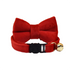 AnyWags Cat Collar Cherry Red Bow Small with Safety Buckle, Bell, and Durable Strap Stylish and Comfortable Pet Accessor-Cat Supplies-PEROZ Accessories