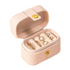 Anyhouz Jewelry Storage Mini Ring Box Portable 1pc Pink Organizer Display Travel Simple Mini Gift Case Boxes Leather Earring Necklace Holder-Jewellery Holders & Organisers-PEROZ Accessories