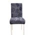 Anyhouz Chair Cover Dark Grey Bear Design with Anti-Dirt and Elastic Material for Dining Room Kitchen Wedding Hotel Banquet Restaurant-Chair Cover-PEROZ Accessories