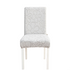 Anyhouz Chair Cover Light Grey Floral Design with Anti-Dirt and Elastic Material for Dining Room Kitchen Wedding Hotel Banquet Restaurant-Chair Cover-PEROZ Accessories