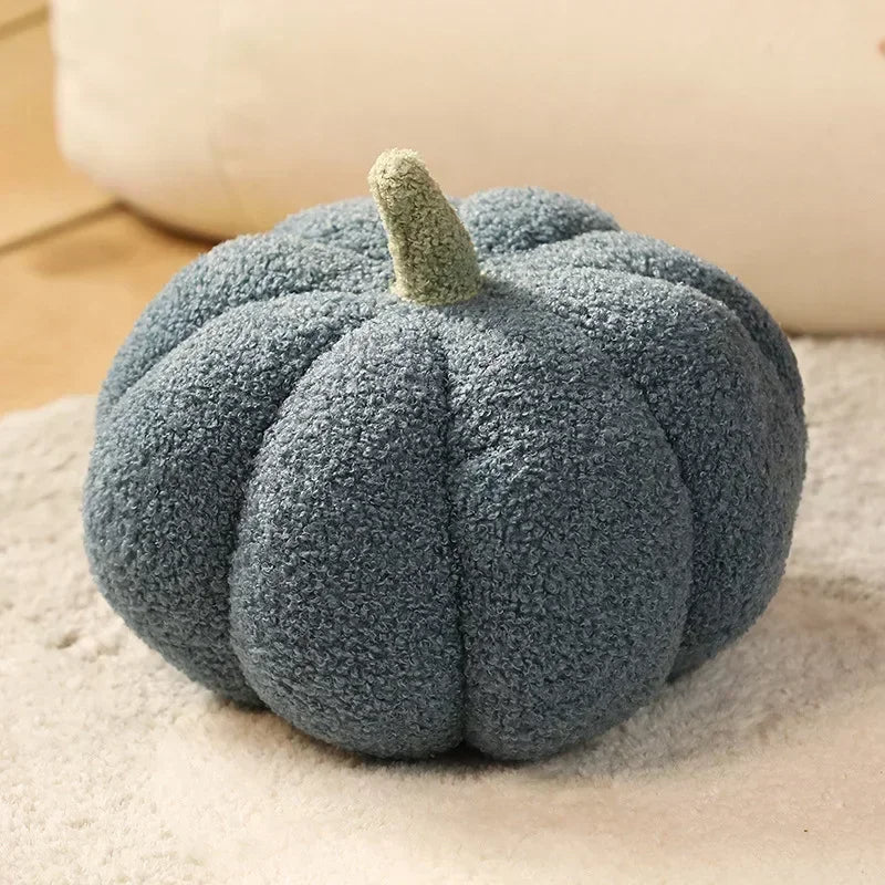 Anyhouz Throw Pillows Blue Lamb Fleece Pumpkin Plush Toys for Home Decor Throw Pillow Living Room Bedroom 20cm-Sleeping Pillow-PEROZ Accessories