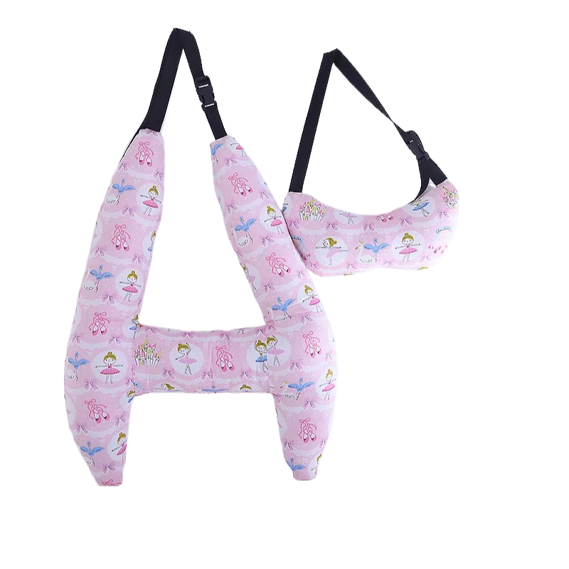 Anypack Car Travel Pillow Pink Girl 1 Set for Kids and Adult Neck Head Support H-Shape Travel Pillow-Neck Pillow-PEROZ Accessories