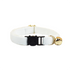 AnyWags Cat Collar Pure White Small with Safety Buckle, Bell, and Durable Strap Stylish and Comfortable Pet Accessory-Cat Supplies-PEROZ Accessories