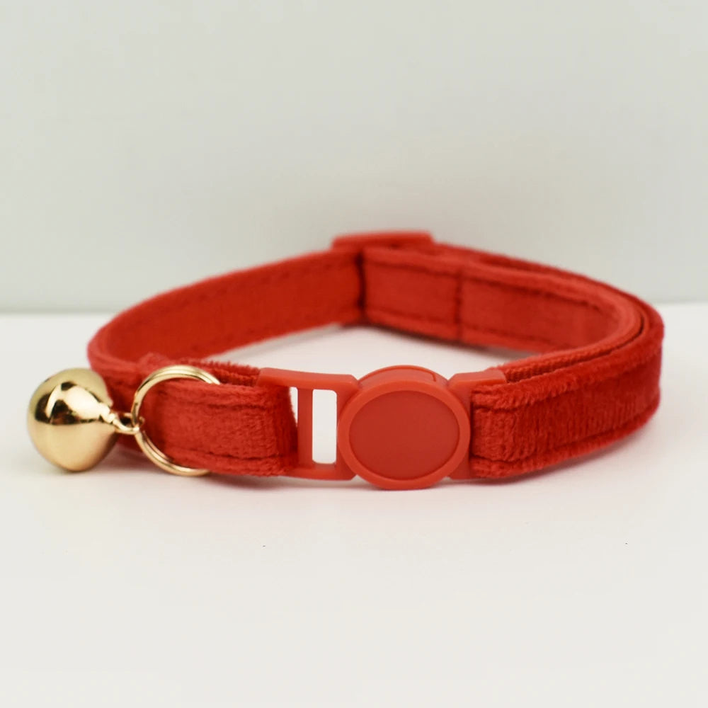 AnyWags Cat Collar Red Small with Safety Buckle, Bell, and Durable Strap Stylish and Comfortable Pet Accessory-Cat Supplies-PEROZ Accessories