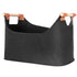 Anyhouz Storage Bag Black Basket Fire Wood Fruit Vegetable Flower Plant Organizing Rack Container-Exercise & Fitness-PEROZ Accessories