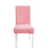 Anyhouz Chair Cover Pink Floral Design with Anti-Dirt and Elastic Material for Dining Room Kitchen Wedding Hotel Banquet Restaurant-Chair Cover-PEROZ Accessories