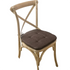 Anyhouz Chair Cushion with Straps Choco Brown Seat Pad Mat for Dining Room and Outdoor Garden-Pillow-PEROZ Accessories