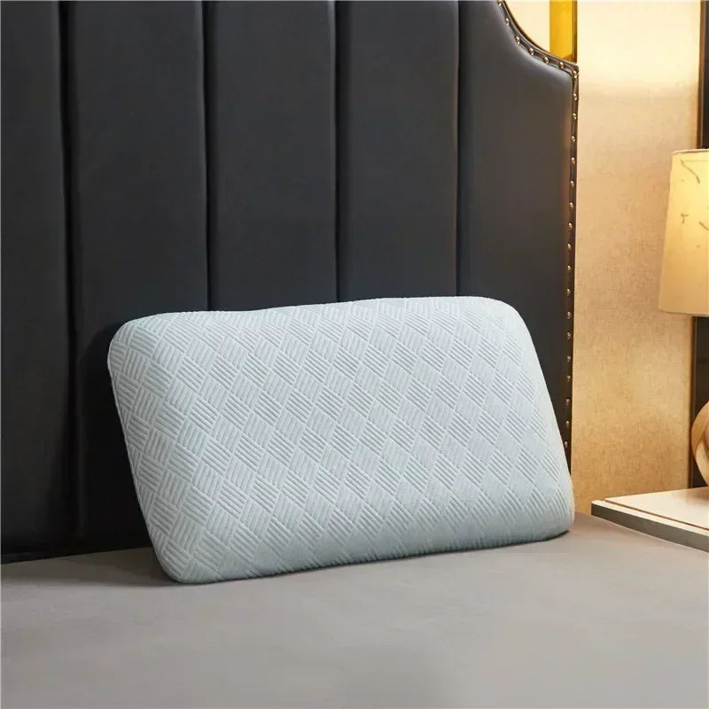 Anyhouz Orthopedic Pillows Blue for Neck Pain Relieve Comfortable and Breathable for Cervical Health Care 60*40*14cm-Sleeping Pillow-PEROZ Accessories