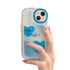 Anymob iPhone Case Blue Love Heart Transparent Soft Silicone Bumper Shockproof Clear Back Cover-Mobile Phone Cases-PEROZ Accessories