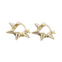 Anyco Buckle Earrings Punk Minimalist Rivets Ear Buckle Women Men Hip Hop Rock Jewelry Sterling Silver-Earrings-PEROZ Accessories