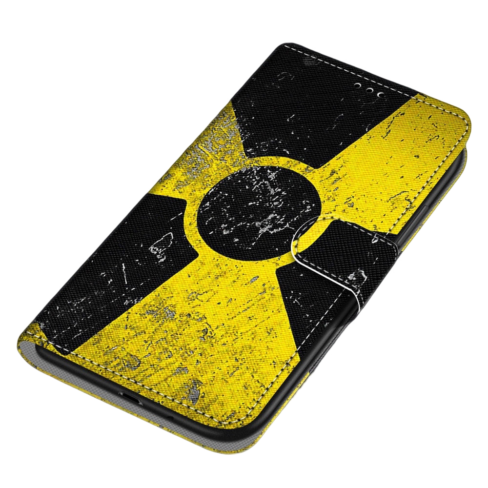 Anymob Samsung Case Yellow and Black Magnetic Flip Leather Card Slot Wallet Phone Cover Protection-Mobile Phone Cases-PEROZ Accessories