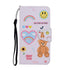 Anymob iPhone Case White With Bear Flip Leather Wallet Stand Cover Phone Bag Shell-Mobile Phone Cases-PEROZ Accessories