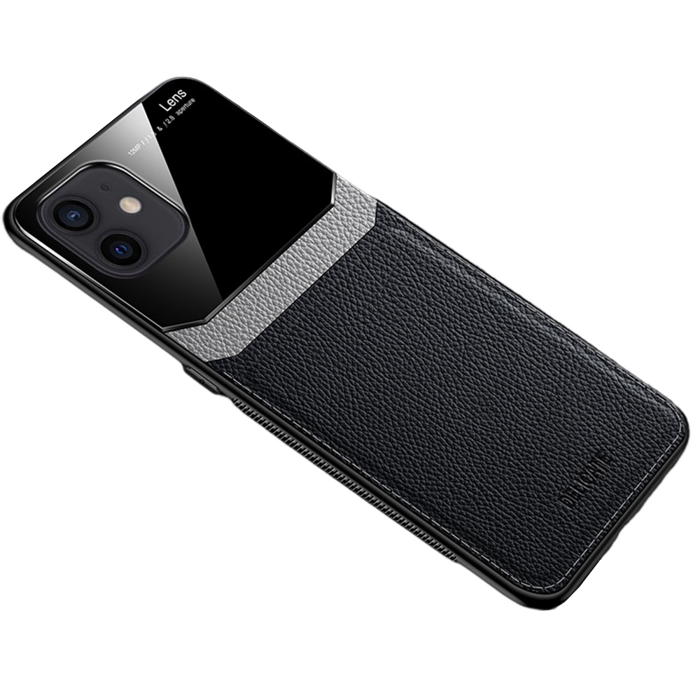 Anymob iPhone Black Anti-drop Pattern Phone Case Leather Back Cover-Mobile Phone Cases-PEROZ Accessories