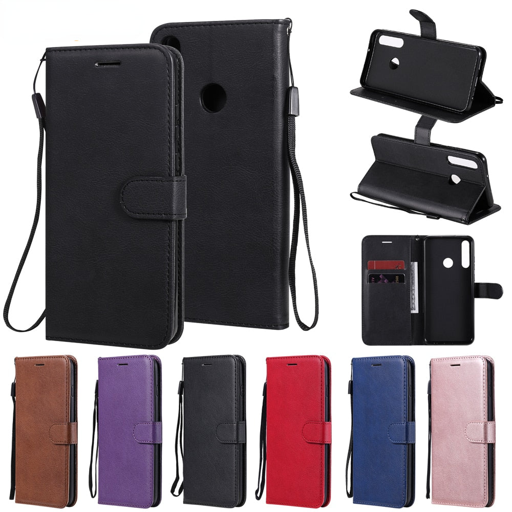 Anymob Huawei Phone Case Brown Flip Leather Luxury Business Phone Cover-PEROZ Accessories