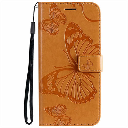Anymob Huawei Dark Orange Flip Wallet Cover Leather Magnetic Phone Case-PEROZ Accessories