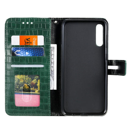 Anymob Samsung Green Leather Case Cover 3D Flip Wallet Phone Protection-Mobile Phone Cases-PEROZ Accessories
