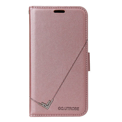 Anymob iPhone Case Pink Fashion Flip Solid Color Leather Wallet Phone Bags Cover-Mobile Phone Cases-PEROZ Accessories