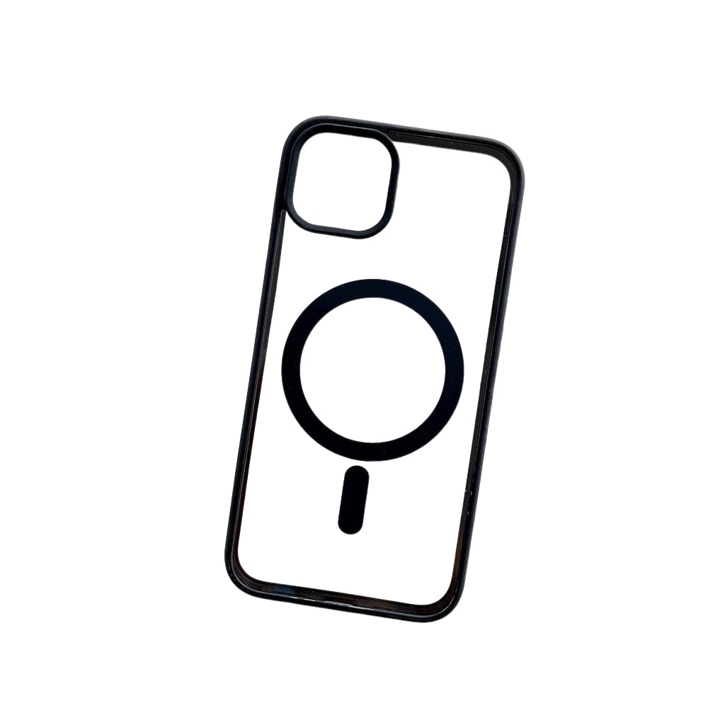 Anymob iPhone Black Magnetic Pattern Case Soft Phone Cover-Mobile Phone Cases-PEROZ Accessories