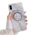 Anymob iPhone Case Gray Gradient Marble Cover Silicone Phone With Holder Stand-Mobile Phone Cases-PEROZ Accessories