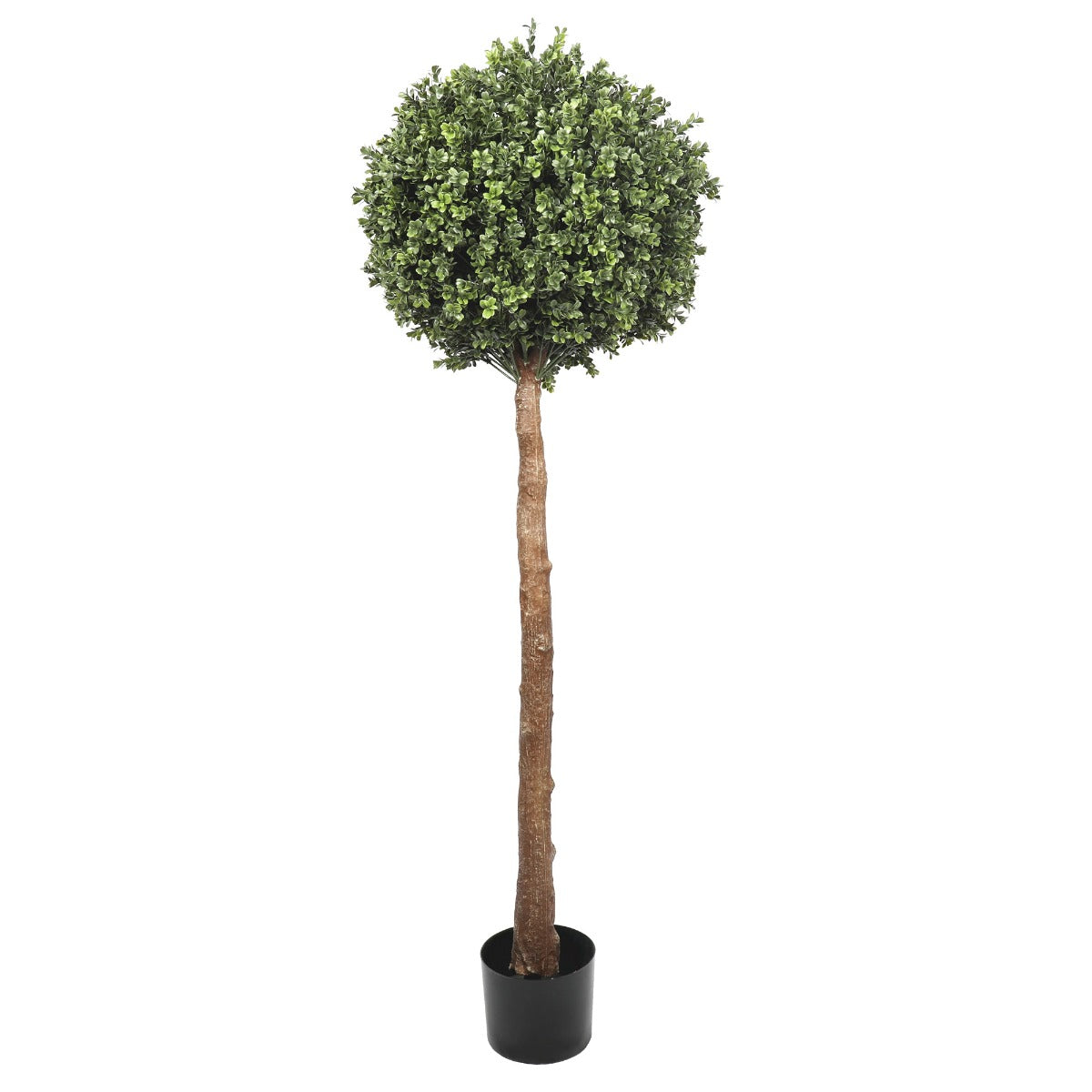 Single Ball Topiary Faux Tree 150cm UV Resistant-Home &amp; Garden &gt; Artificial Plants-PEROZ Accessories