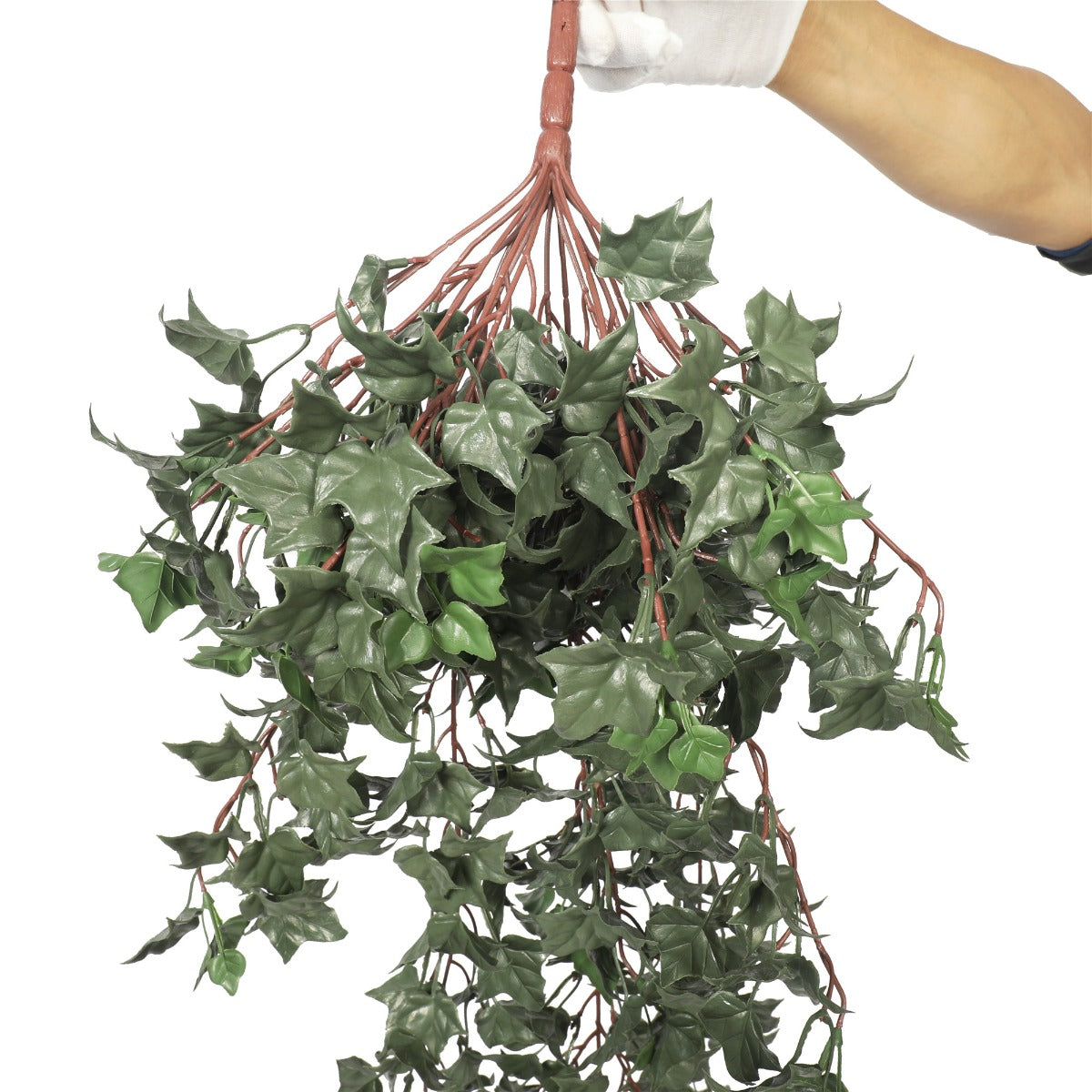 Hanging English Ivy Bush 80cm UV Resistant-Home &amp; Garden &gt; Artificial Plants-PEROZ Accessories