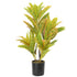Artificial Potted Flaming Zebra (Codiaeum variegatum / crotons) 55cm-Home & Garden > Artificial Plants-PEROZ Accessories