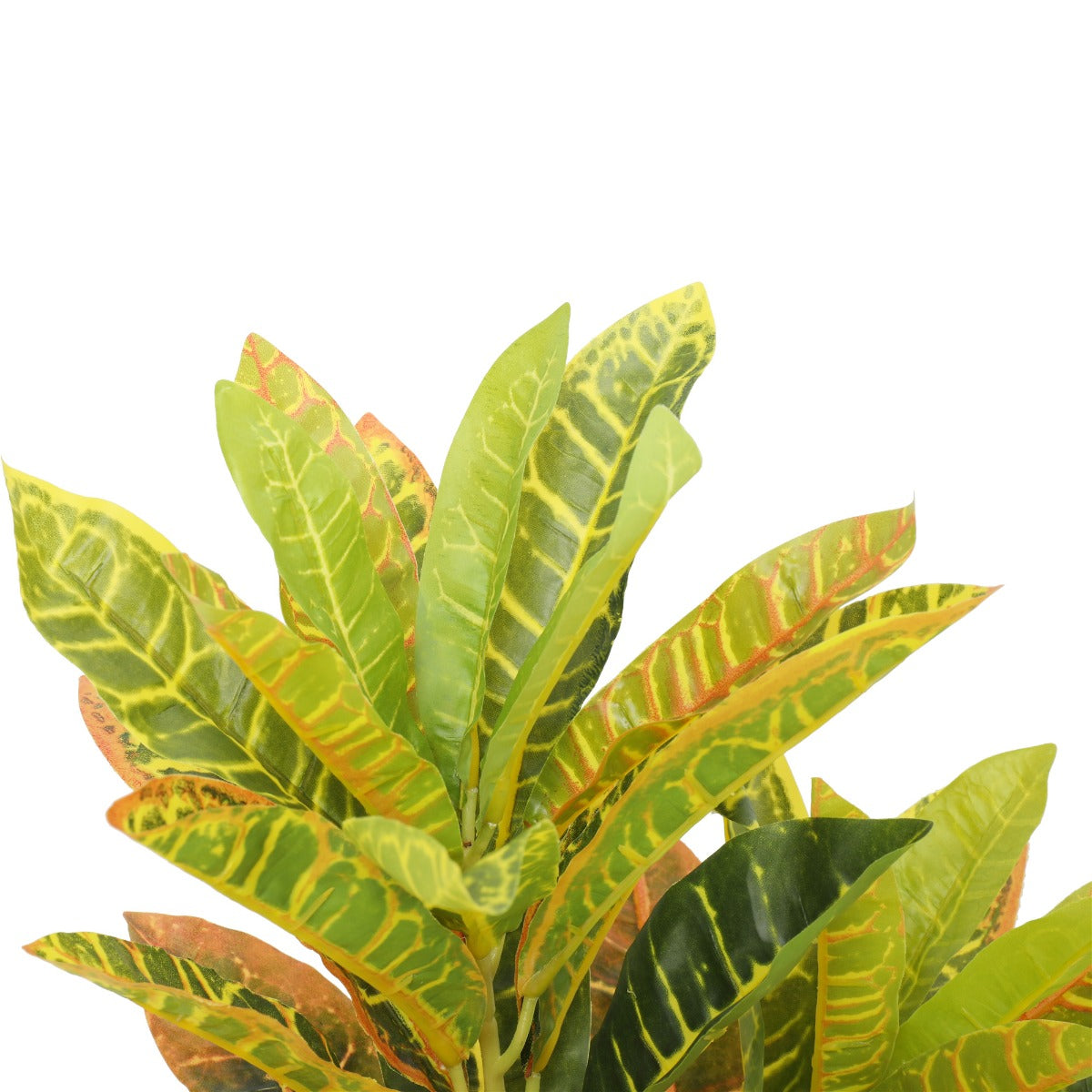 Artificial Potted Flaming Zebra (Codiaeum variegatum / crotons) 55cm-Home &amp; Garden &gt; Artificial Plants-PEROZ Accessories