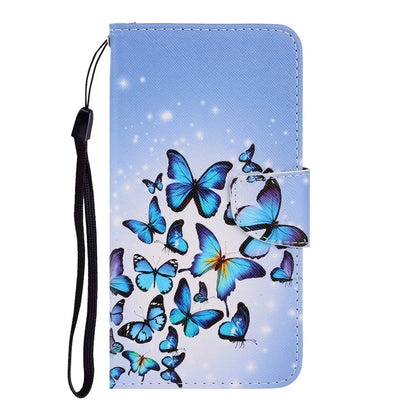 Anymob Samsung Butterfly Flock Magnetic Flip Wallet Case Painted Leather Phone Cover-Mobile Phone Cases-PEROZ Accessories