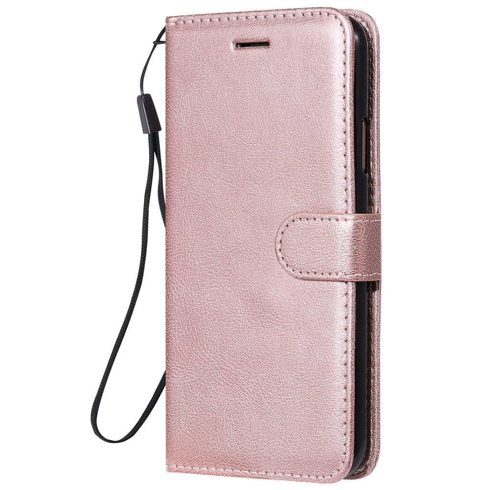 Anymob Motorola Phone Case Pink Leather Classic Flip Wallet-Mobile Phone Cases-PEROZ Accessories