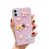 Anymob iPhone Pink 3D Flower Case Soft Silicone Shockproof Cover-Mobile Phone Cases-PEROZ Accessories