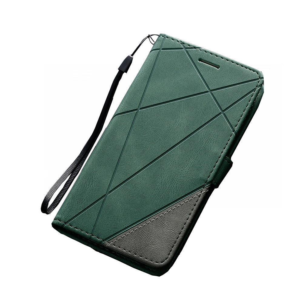 Anymob Samsung Green Flip Wallet Leather Cases Phone Cover Protection-Mobile Phone Cases-PEROZ Accessories
