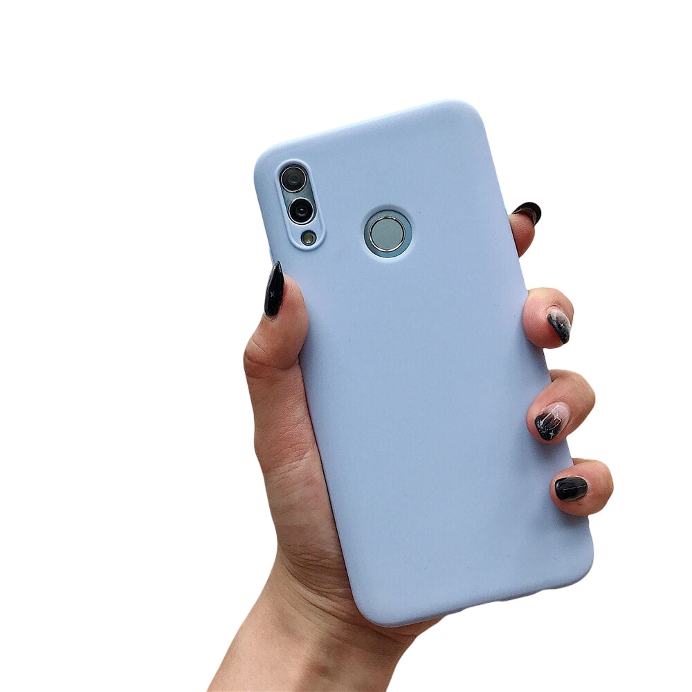 Anymob Samsung Light Purple Plain Candy Color Mobile Silicone Protective Case-Mobile Phone Cases-PEROZ Accessories
