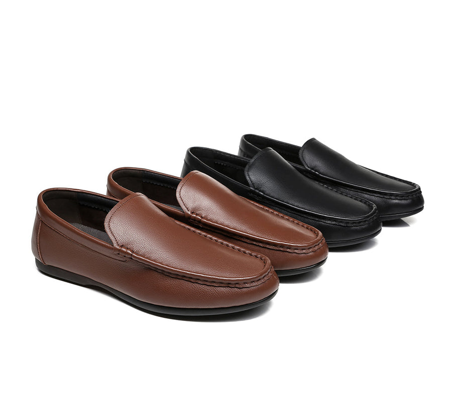 TARRAMARRA Luke Man Cow Leather Shoes-Loafers & Moccasins-PEROZ Accessories