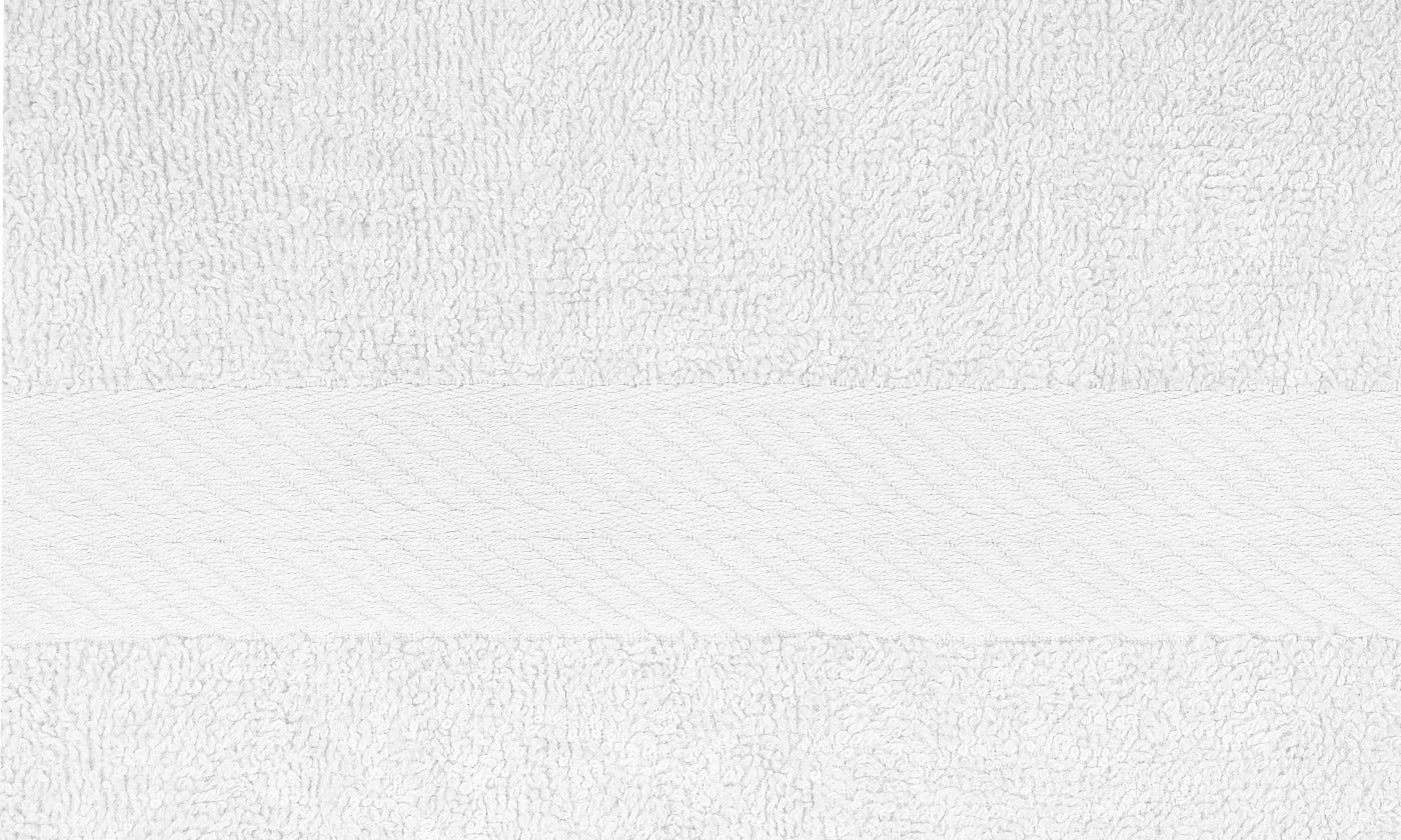 Royal Comfort 4 Piece Cotton Bamboo Towel Set 450GSM Luxurious Absorbent Plush - White-Towels-PEROZ Accessories