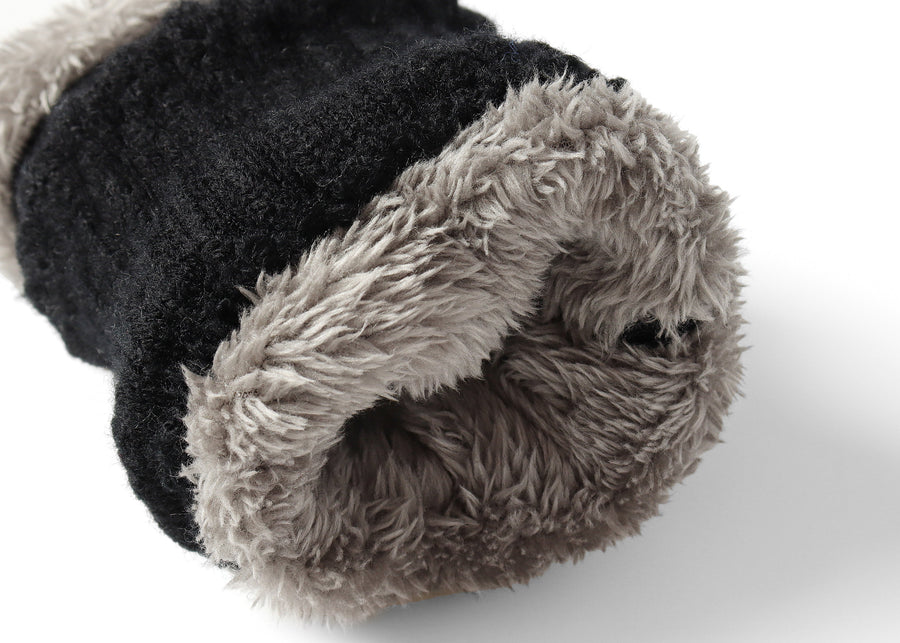 Tarramarra Fingerless Ultra Plush Knit Gloves-Gloves &amp; Mittens-PEROZ Accessories