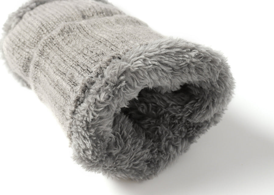 Tarramarra Fingerless Ultra Plush Knit Gloves-Gloves &amp; Mittens-PEROZ Accessories