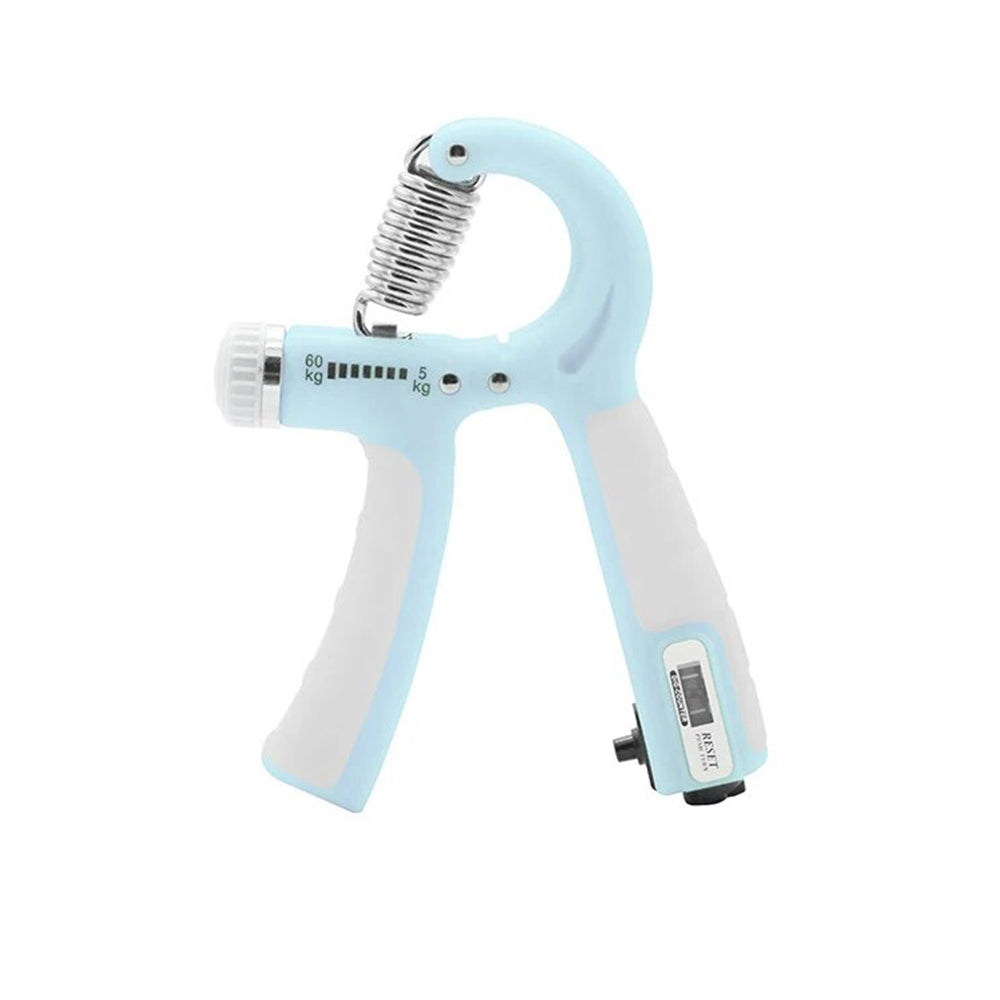 Anyfit Hand Grip Sky Blue 5-60 Kg Adjustable Heavy Gripper Fitness Hand Exerciser Fatgrip-Exercise &amp; Fitness-PEROZ Accessories