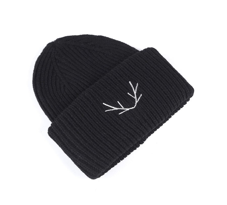 Tarramarra Antler Beanie Hat Winter Knit-Hats-PEROZ Accessories