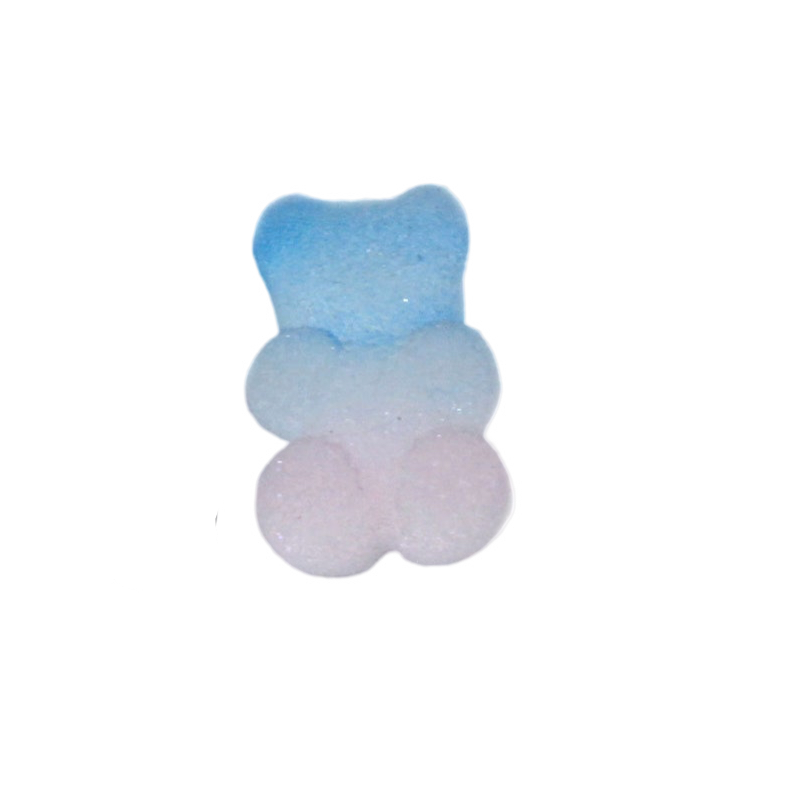 Anykidz 10pcs Gradient Blue Bear Shoe Charm Accessories Jeans Clogs Pendant Pin Eraser Type Designer Ornament Jibbitz for Crocs-Shoe Charms-PEROZ Accessories
