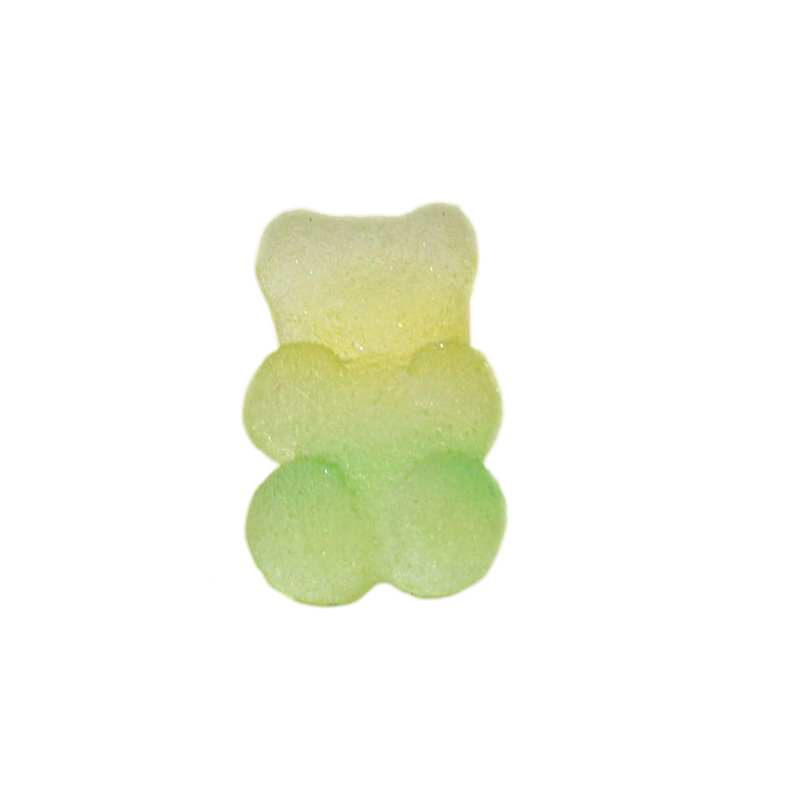 Anykidz 10pcs Gradient Green Bear Shoe Charm Accessories Jeans Clogs Pendant Pin Eraser Type Designer Ornament Jibbitz for Crocs-Shoe Charms-PEROZ Accessories