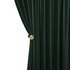 Anyhouz 300cm Green High Quality Modern Wool Velvet Blackout Curtains for Living Room Bedroom Dining Luxury Window Drape-Curtains & Drapes-PEROZ Accessories