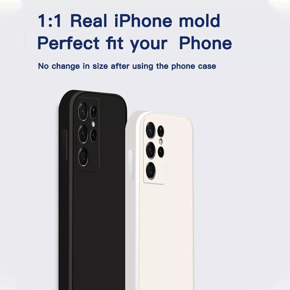 Anymob Samsung Phone Case Mint Soft Silicone For Galaxy S22 Ultra S21 FE S20 Plus Note 20 A12 A22 A32 A52 A72 A51 A71 A13 A33 A53 Cover-Mobile Phone Cases-PEROZ Accessories