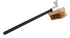 AnyGleam Black 41cm Oven Copper Brush with Metal Scraper Tool Cleaning Accessories-Pizza Makers & Ovens-PEROZ Accessories