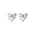 Anyco Fashion Earrings Silver 925 Sterling Sweet Bowknot Crystal Zircon Small Stud for Women Ladies Jewelry-Earrings-PEROZ Accessories