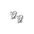 Anyco Fashion Earrings Silver 925 Sterling Sweet Bow Shiny Zircon Ear Buckle Charm Women Wedding Huggies Butterfly Hoop Jewelry-Earrings-PEROZ Accessories
