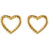 Anyco Fashion Earrings Heart Gold 925 Sterling Silver Minimalist Stud for Women Cute Teen Jewelry-Earrings-PEROZ Accessories