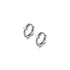 Anyco Fashion Earrings 925 Sterling Silver Simple Punk Gothic Black Star Ear Buckle for Women Men Classic Party Body Piercing Jewelry-Earrings-PEROZ Accessories