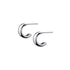 Anyco Fashion Earrings Silver 925 Sterling Minimalist Glossy Statement Stud for Women Trend Mens Party Jewelry Accessories-Earrings-PEROZ Accessories